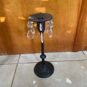 Hanging Crystal Candlestick - Medium
